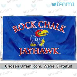 Kansas Jayhawks Flag Exquisite Rock Chalk Gift Latest Model