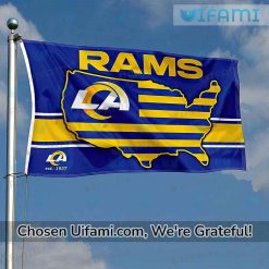 NFL Rams Flag Cheerful Fan Cave Gift
