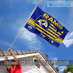 LA Rams House Flag Spirited USA Map Gift Latest Model