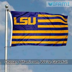 LSU Tigers Outdoor Flag USA Flag Best LSU Gift
