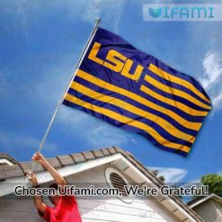 LSU Tigers Outdoor Flag USA Flag Best LSU Gift Exclusive