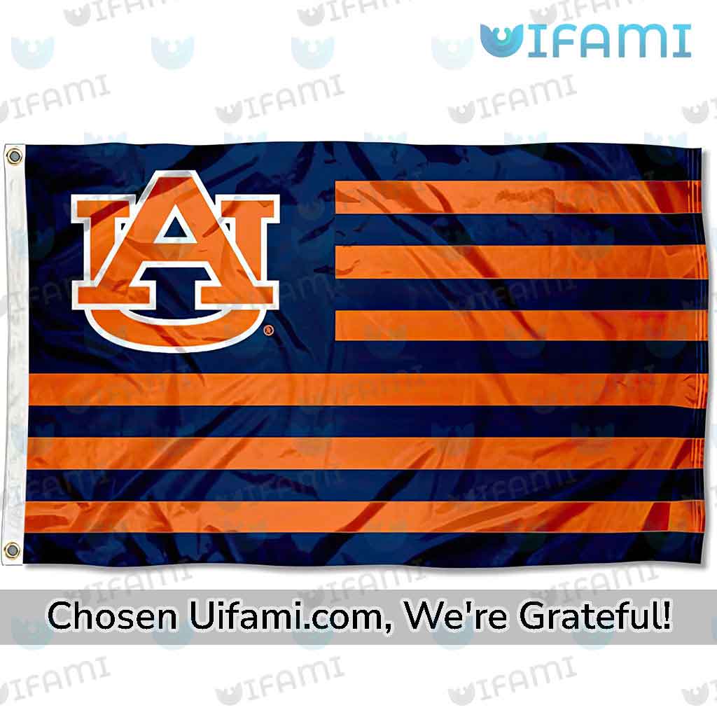Large Auburn Flag Eye-opening USA Flag Auburn Tigers Gift Ideas