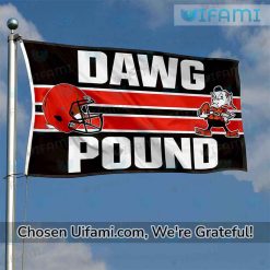 Large Cleveland Browns Flag Impressive Dawg Pound Gift Best selling