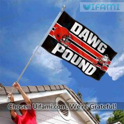 Large Cleveland Browns Flag Impressive Dawg Pound Gift