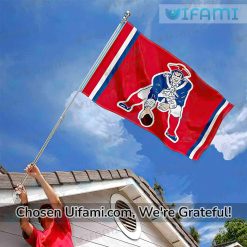 Large New England Patriots Flag Inexpensive Gift Exclusive