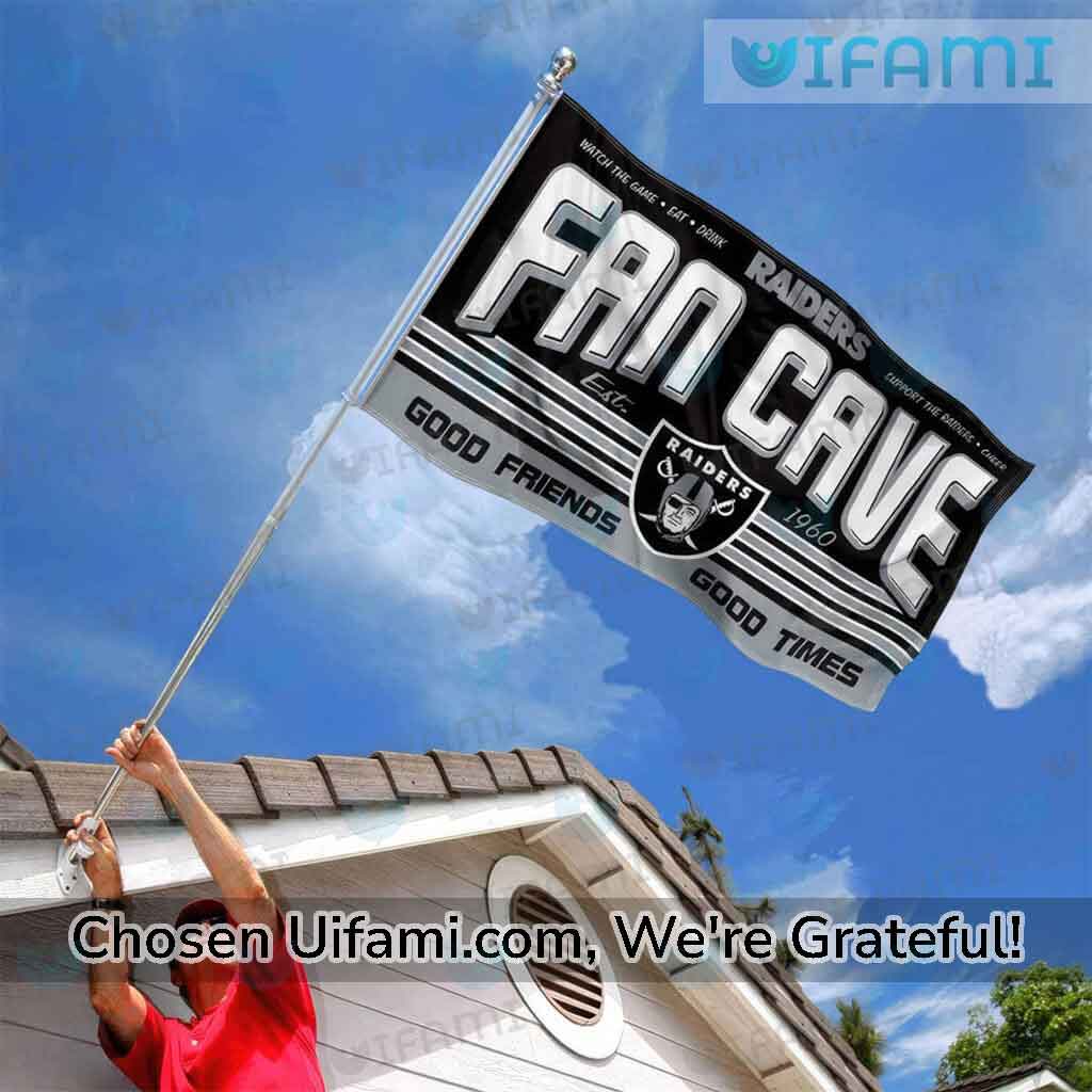Large Raiders Flag Unexpected Fan Cave Gift