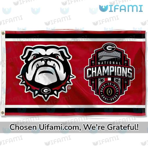 Large UGA Flag Spectacular National Champions Georgia Bulldogs Gift Ideas