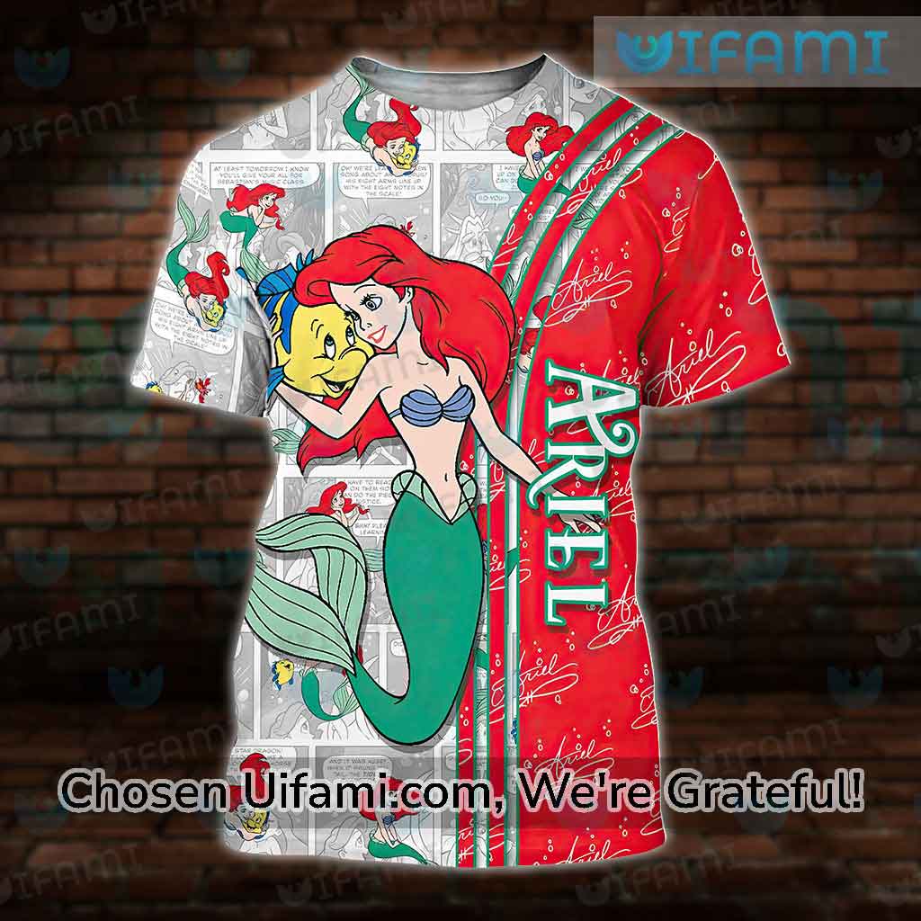 Little Mermaid T-Shirt 3D Last Minute Little Mermaid Gifts For Adults