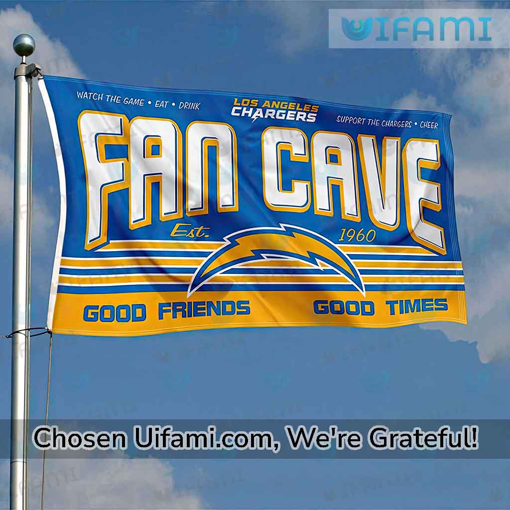 Los Angeles Chargers 3x5 Flag Selected Fan Cave Gift
