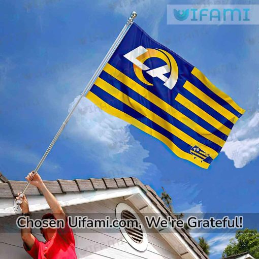 Los Angeles Rams House Flag Latest USA Flag Rams Gift