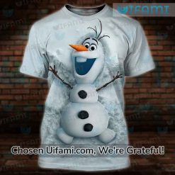 Mens Olaf Shirt 3D Wondrous White Gift