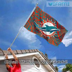 Miami Dolphins Flag 3×5 Unique Miami Dolphins Gift