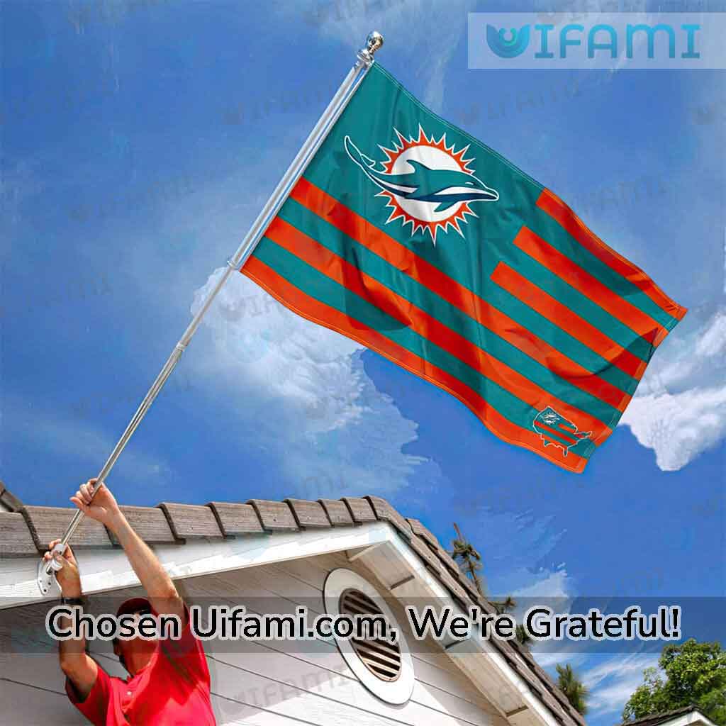 Miami Dolphins House Flag Tempting USA Flag Gift