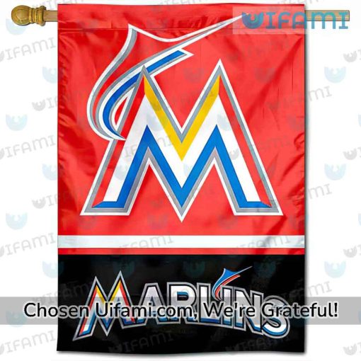 Miami Marlins Flag Playful Marlins Gift