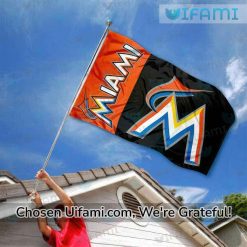 Miami Marlins Outdoor Flag Surprising Marlins Gift Exclusive