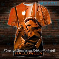 Michael Myers T-Shirt Women 3D Best-selling Orange Gift