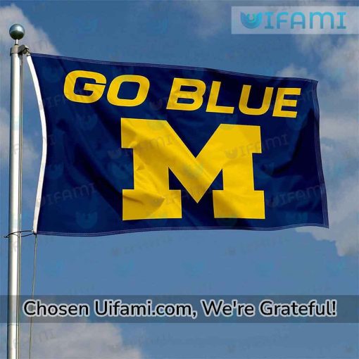 Michigan Flag Football Jaw-dropping Go Blue Wolverines Gift