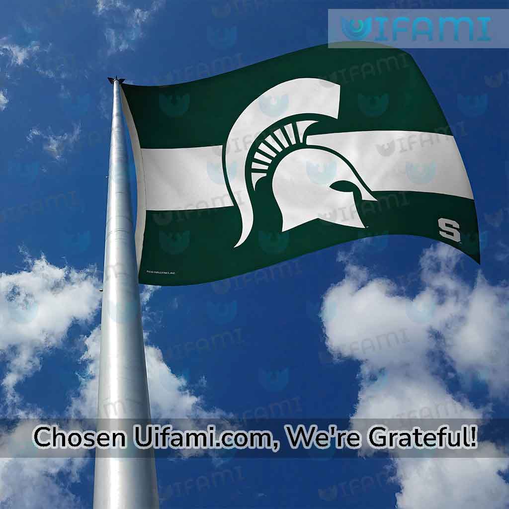 Michigan State Spartans Flag 3x5 Awe-inspiring Gifts For Michigan State Fans
