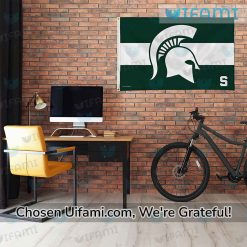 Michigan State Spartans Flag 3x5 Awe inspiring Gifts For Michigan State Fans Exclusive