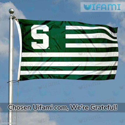 Michigan State University Flag USA Flag Unique Michigan State Gift