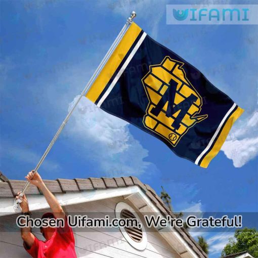 Milwaukee Brewers 3×5 Flag Impressive Gifts For Brewers Fans