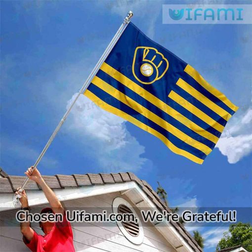 Milwaukee Brewers Flag 3×5 Terrific USA Flag Gift