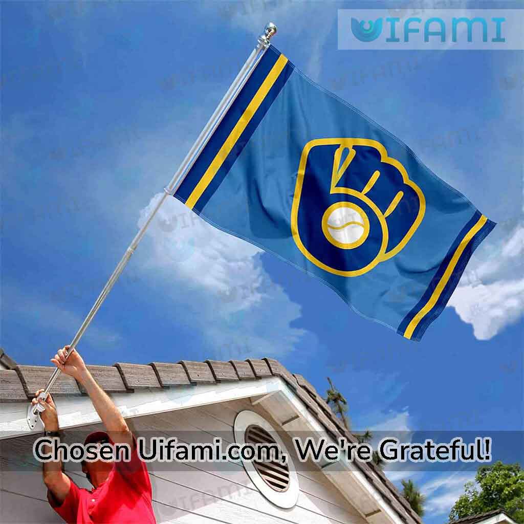 Milwaukee Brewers Outdoor Flag Unexpected Brewers Gift