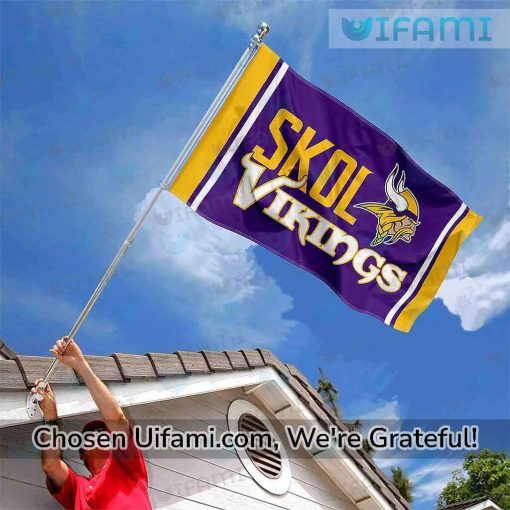 Minnesota Vikings Flag Special Skol Gift