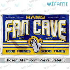 NFL Rams Flag Cheerful Fan Cave Gift Latest Model