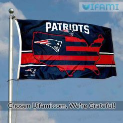 New England Patriots Flag Football Beautiful USA Map Gift Best selling