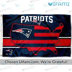 New England Patriots Flag Football Beautiful USA Map Gift Latest Model