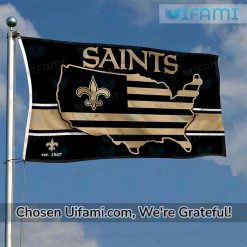 New Orleans Saints Outdoor Flag Exquisite USA Map Gift Best selling