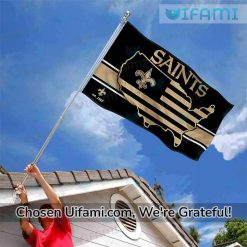 New Orleans Saints Outdoor Flag Exquisite USA Map Gift Exclusive