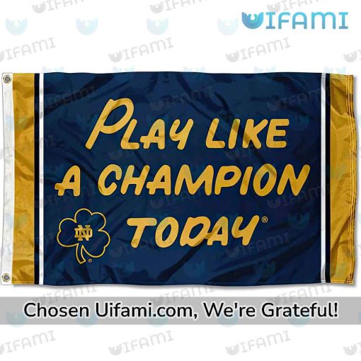 Notre Dame Flag 3×5 Greatest Champion Today Fighting Irish Gift Ideas