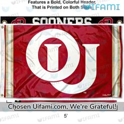 OU Flag 3x5 Exciting Oklahoma Sooners Christmas Gifts Latest Model