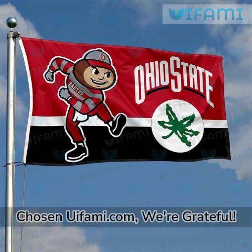 Ohio State Buckeyes Flag Adorable Mascot Gift