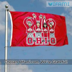 Ohio State Double Sided Flag Affordable Ohio State Buckeyes Gift For Women Best selling