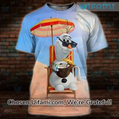 Olaf T-Shirt 3D Cheerful Olaf Gift Ideas