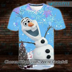 Olaf Tee 3D Jaw-dropping Olaf Adult Gifts