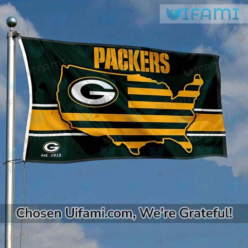 Packers Flag Football Unbelievable USA Map Green Bay Gifts For Him