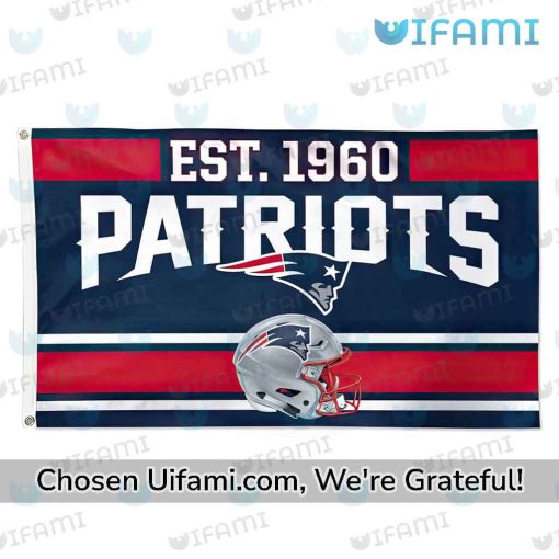 Patriots House Flag Impressive Est 1960 New England Patriots Gift