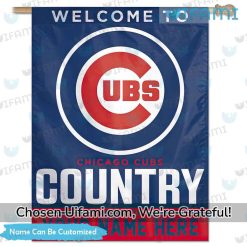 Personalized 3x5 Cubs Flag Amazing Chicago Cubs Gift