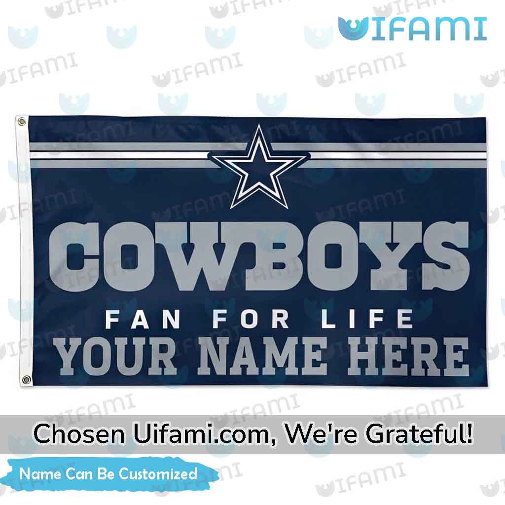 Personalized Dallas Cowboys Flag Surprising Gift