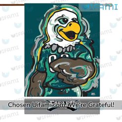 Philadelphia Eagles Retro Flag Playful Mascot Gift