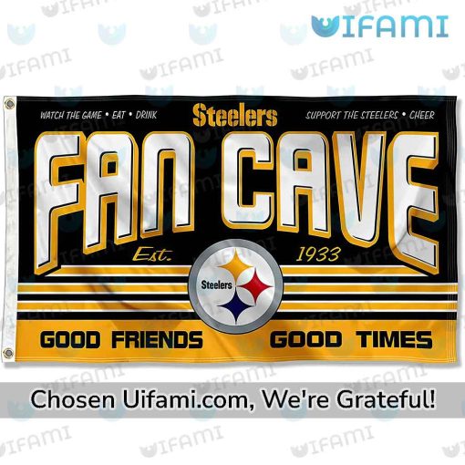 Pittsburgh Steelers Flag 3×5 Attractive Fan Cave Gift