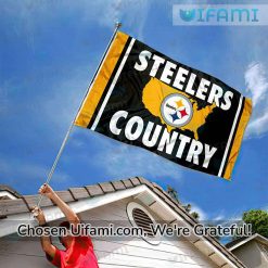 Pittsburgh Steelers Outdoor Flags Latest USA Map Gift Exclusive