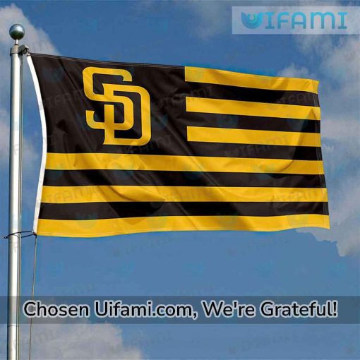 San Diego Padres Flag Brown Playful USA Flag Gift