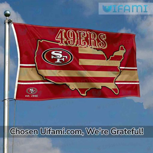 San Francisco 49ers Flag Football Jaw-dropping USA Flag Gift