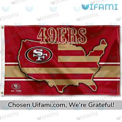San Francisco 49ers Flag Football Jaw dropping USA Flag Gift Latest Model
