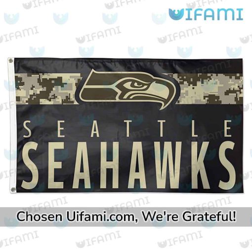 Seahawks Outdoor Flag Unforgettable Camo Seattle Seahawks Gift